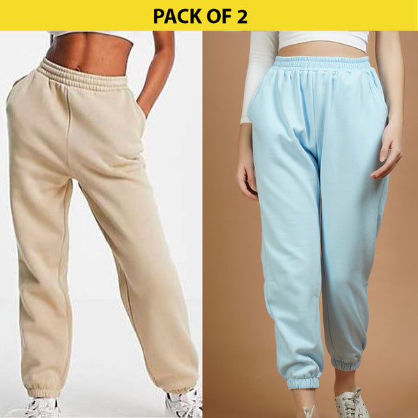 COMBO SKY & BEIGE JOGGERS