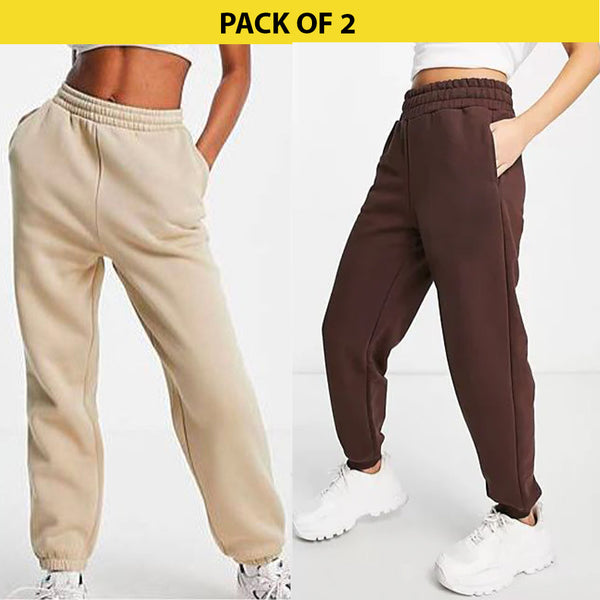 COMBO BROWN & BEIGE JOGGERS
