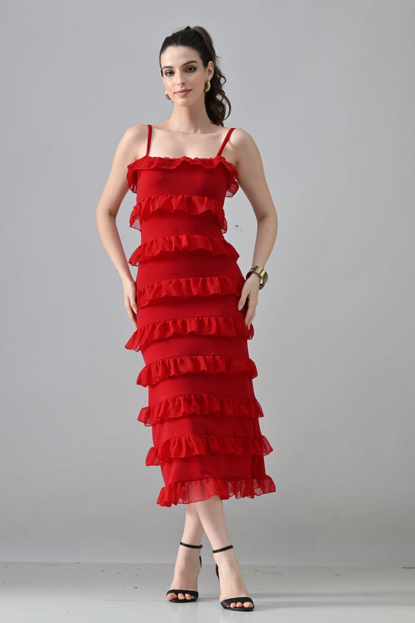 Flirt-Frill - Red
