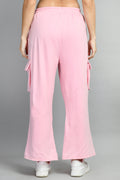 Pink Wide Leg Joggers - My Store