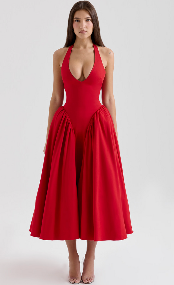 Strawberry Maxi Dress
