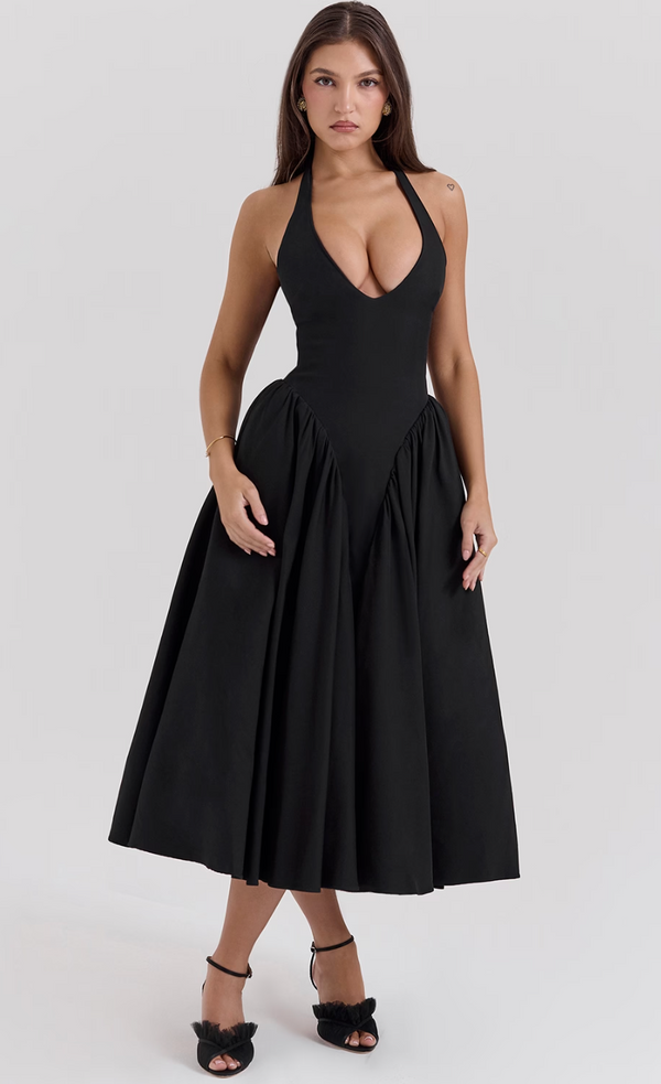 Blackberry maxi dress