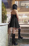 Black skater mini dress - My Store